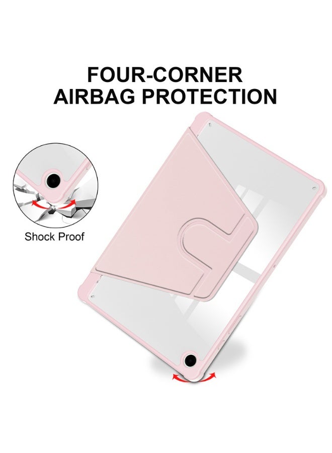 eGreen99 for Honor Pad X7 8.7 inch Case Cover,Tablet Protective Case  , Acrylic 360 ° Rotating Design, Automatic Wake-up/sleep, Soft Leather，Pink - Image 4
